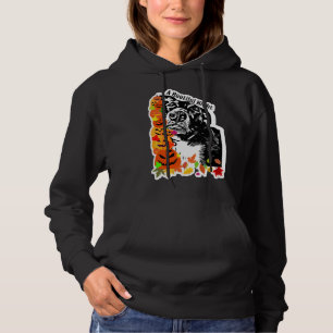 A Bootiful Night Pitbull Dog I Black And White Hoodie