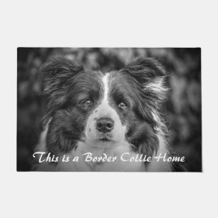 A Border Collie Home Doormat