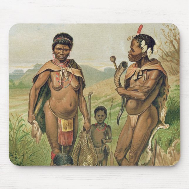 A Bosjesman Family frontispiece Mouse Mat (Front)