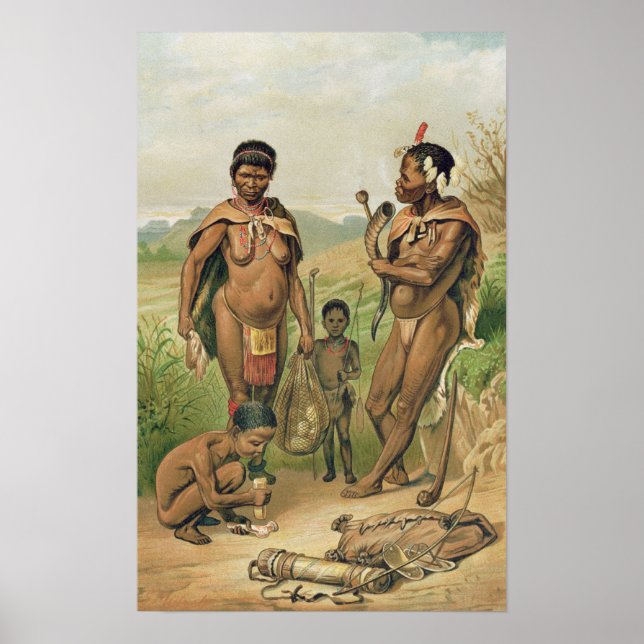 A Bosjesman Family frontispiece Poster (Front)