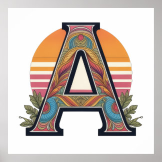 A Botanical Elegance Poster