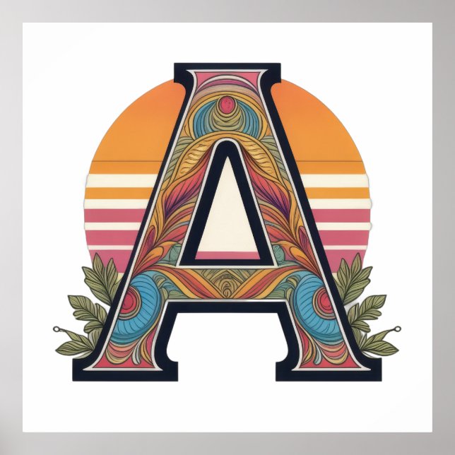 A Botanical Elegance Poster (Front)