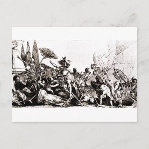 A bountiful Harvest for Death Postcard