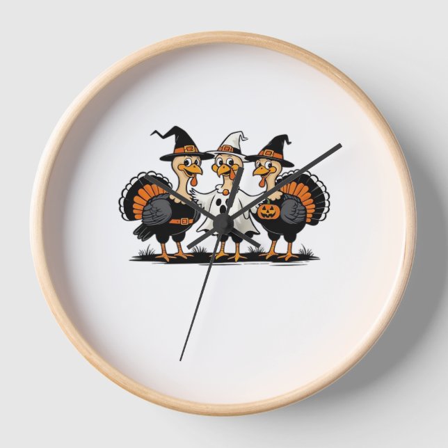 A Bounty of Autumn’s Best Classic T-Shirt Clock (Front)