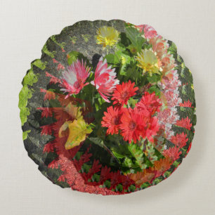A bouquet for you..... round cushion