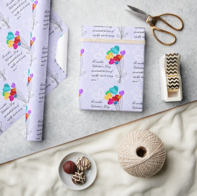 A bouquet of heart paper balloons (Crafts)