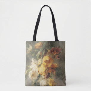 A Bouquet of Tulips by Margaretha Roosenboom Tote Bag
