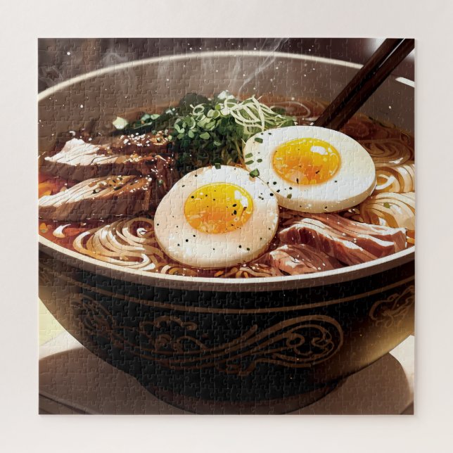 A bowl of noodles jigsaw puzzle (Vertical)