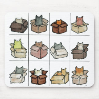 A Box For Every Cat Mousepad