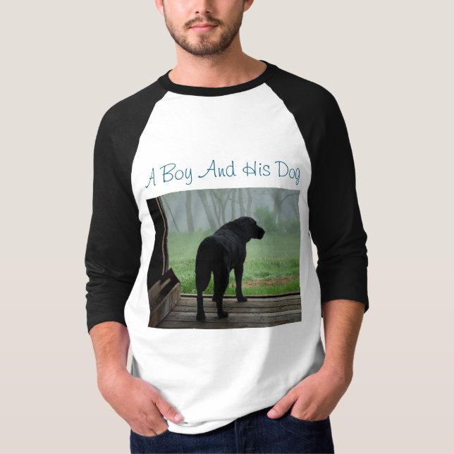 A Boy And His Dog T-Shirt (Front)
