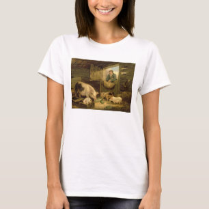 A Boy Looking into a Pig Sty, 1794 (oil on canvas) T-Shirt