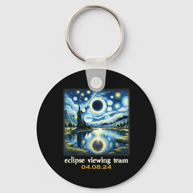 A Boy Who Loves Planets Solar Star System Science Key Ring (Front)