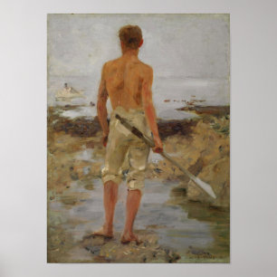 A Boy with an Oar Poster