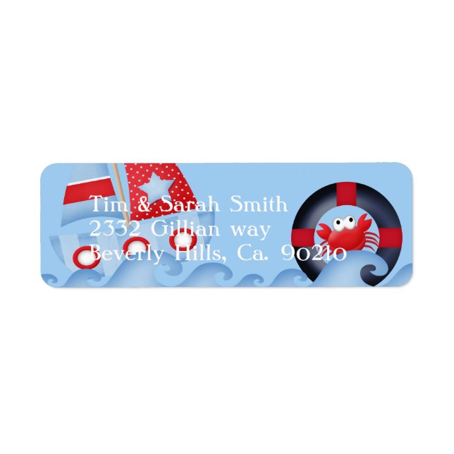 A Boys Sea Life Baby Shower (Front)