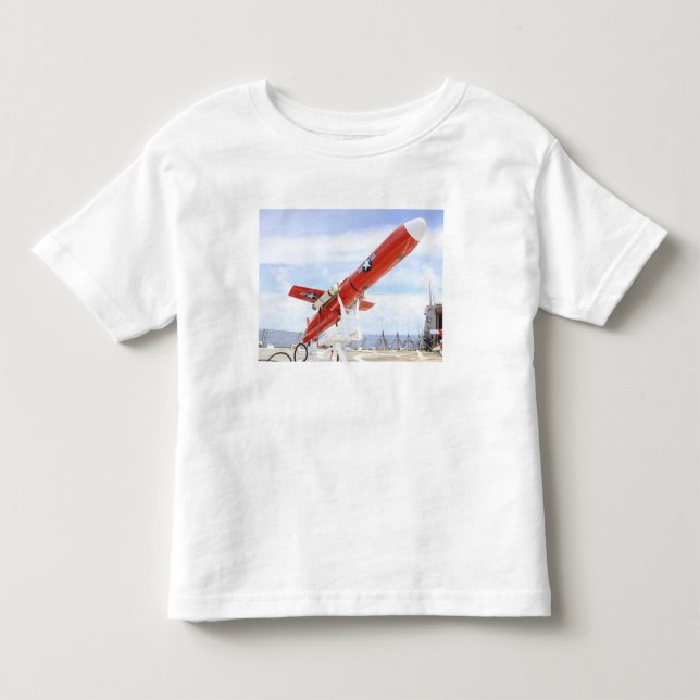 A BQM-74E Chukar drone ready for launch Toddler T-Shirt (Front)