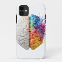 A brain divided between logical and creative sides