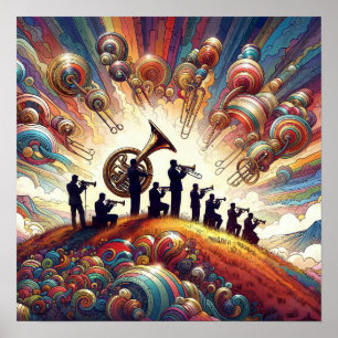 A brass band poster