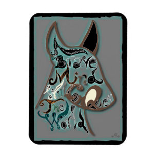 A brave mind will conquer the world magnet