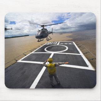 A Brazilian Eurocopter prepares to land Mouse Mat