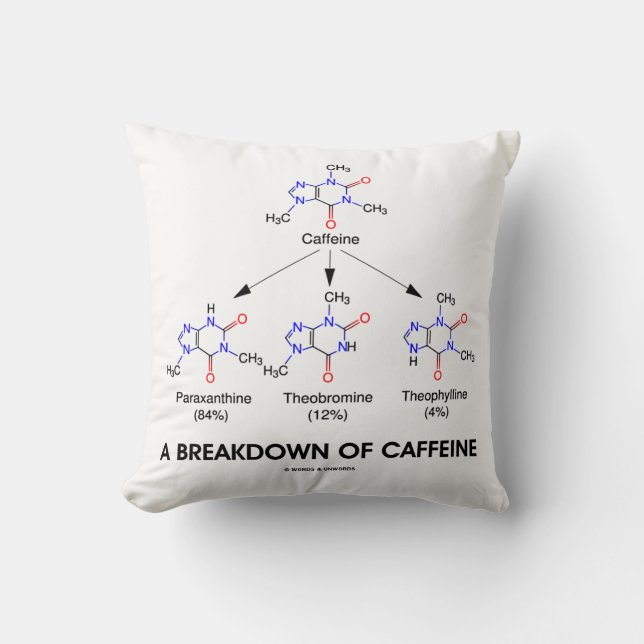 A Breakdown Of Caffeine Caffeine Metabolites Cushion (Front)