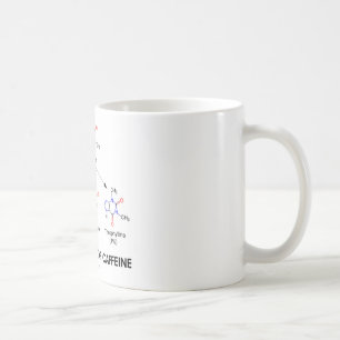 A Breakdown Of Caffeine (Chemical Molecules) Coffee Mug