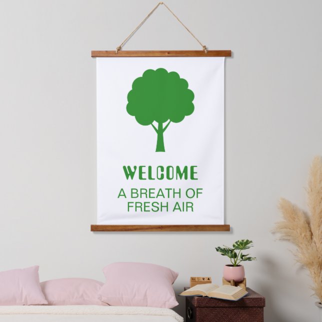 A Breath of Fresh Air Hanging Wall Tapestry (Bedroom)