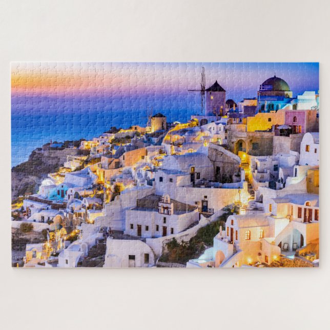 A Breathtaking Greek Horizon Jigsaw Puzzle (Horizontal)