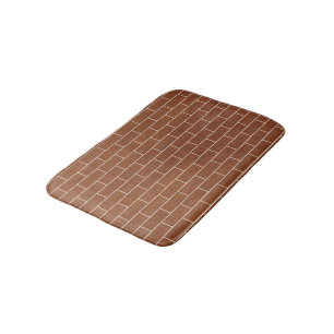 A Brick Wall Bath Mat