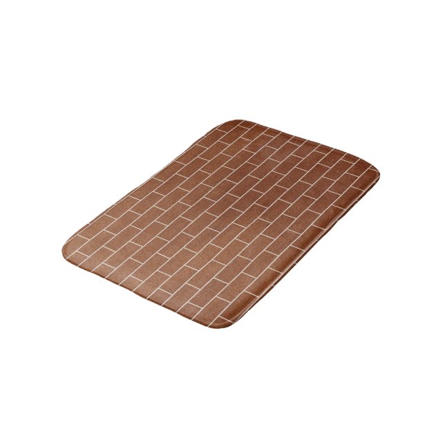 A Brick Wall Bath Mat (Angled)