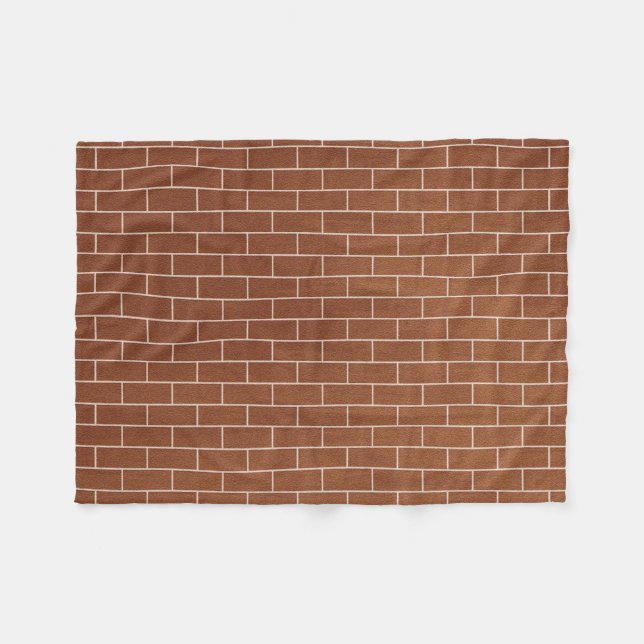 A Brick Wall -  Fleece Blanket (Front (Horizontal))