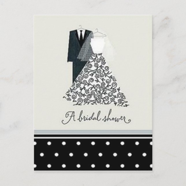 A Bridal Shower Invitation Postcard (Front)