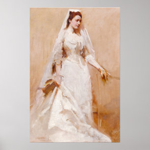 A Bride, Famous Painting Poster