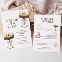 A Bride in a Tini Bit Bachelorette Party Itinerary