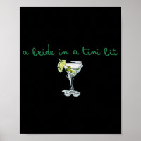 A Bride In A Tiny Bit Bride Tail Martini Bachelore