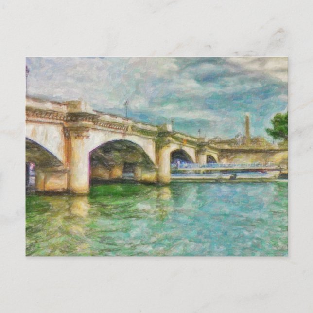 A Bridge in Paris Postcard (Front)