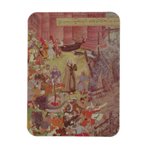 A Bridge of boats broken by Akbar (r.1556-1605) on Magnet