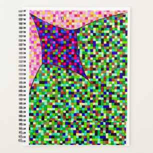 A bright fun notebook planner