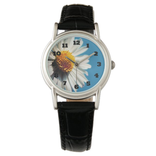 A Bright White Daisy under a Big Blue Sky Watch (Front)