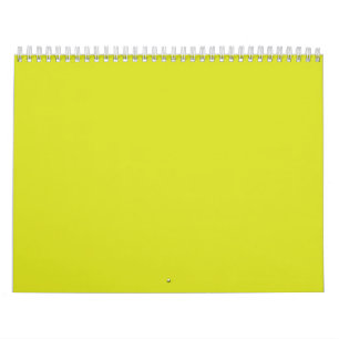 A bright yellow square with a distinct white borde calendar
