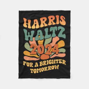 A Brighter Tomorrow Boho Aesthetic Vintage Fleece Blanket