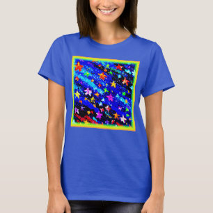 A Brightly Coloured Starry Skies. Buy Now T-Shirt