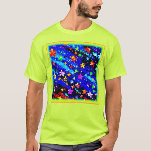 A Brightly Coloured Starry Skies. Buy Now T-Shirt