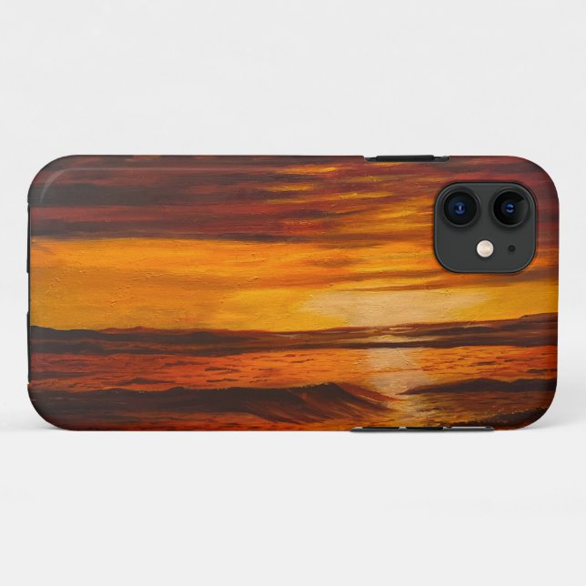 A Brillant Orange Sunset, By Gary Poling Case-Mate iPhone Case (Back (Horizontal))