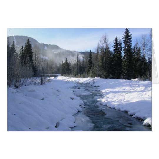 A brisk morning walk to Whistler Village Card