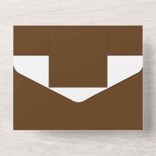 a brown background with a white border_ all in one invitation