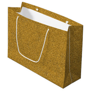 A brown paper bag with white handles