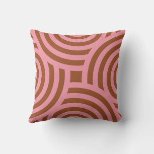 a brown pink cute  cushion