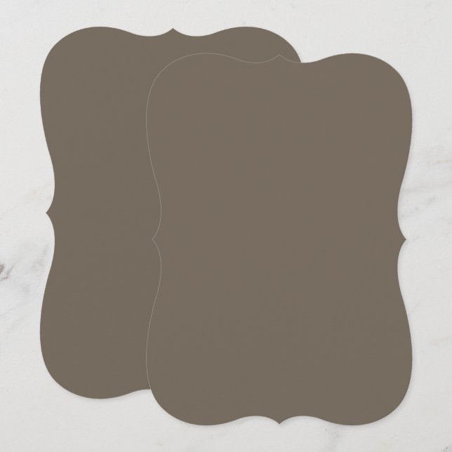 a brown wall with a black and white clock on it (Front/Back)