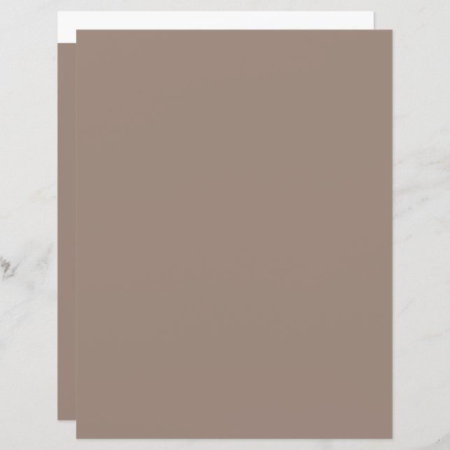 a brown wall with a clock on it (Front/Back)