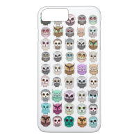 A Bunch of Cute Owls Design